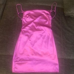 Pink Bodycon mini dress